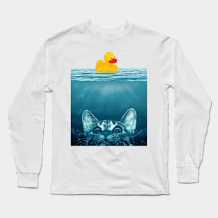 Paws the ducky Long Sleeve T-Shirt